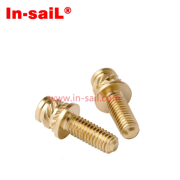 Valuable Suppliers Hex Flange Bolt Heat Set Insert Nuts For 3D Printing Brass Screw Bolts