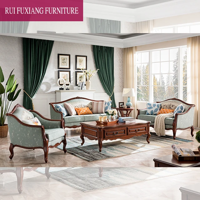 Classic American Antique Style Solid Wood Coffee Table Tea Table Living Room Furniture Storage Table P351