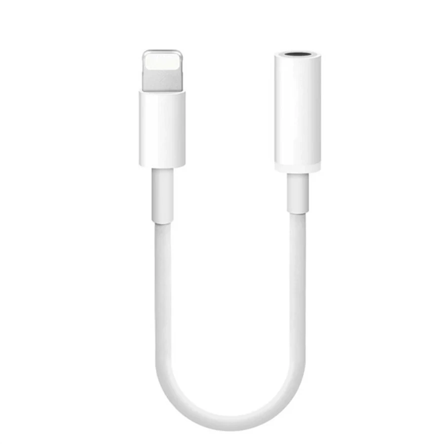 
IOS 11 12 13 14 Headphone Adapter For iPhone 7 6 8 Plus 11 12 X Earphone AUX Adapter For Lightning To 3.5mm Female Male Adapter 