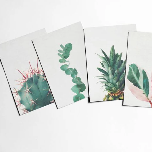 Amazon 50pcs Promotional sample free 3d lenticular vintage postcards of city scenery