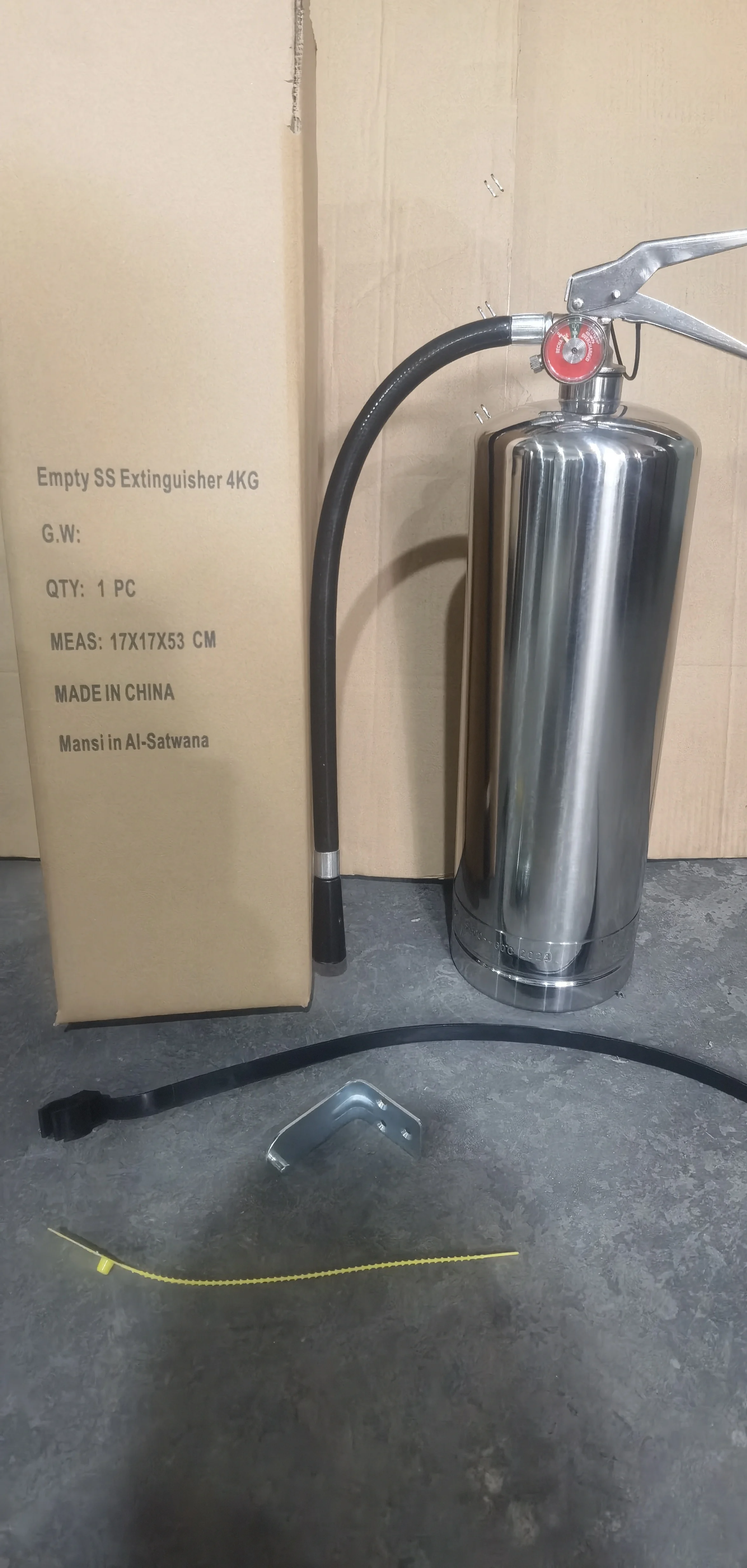 Stainless steel SUS 304 Fire Extinguisher 4kg 6kg 12kg ,Powder ,Water ,Foam extinguishers