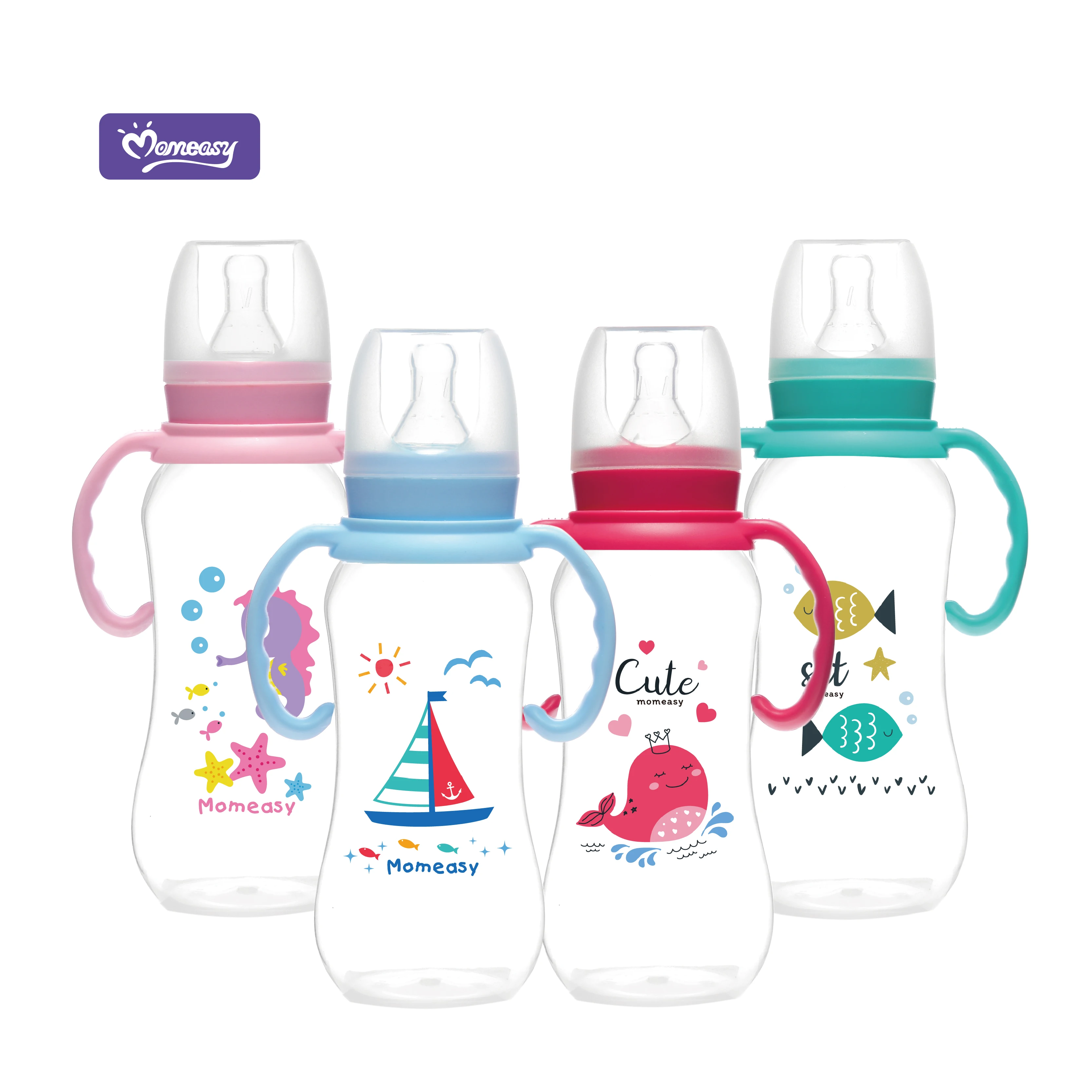 Momeasy Baby 240ml/8oz Standard PP Feeding Bottle Factory Directly Supply With MOQ One Carton