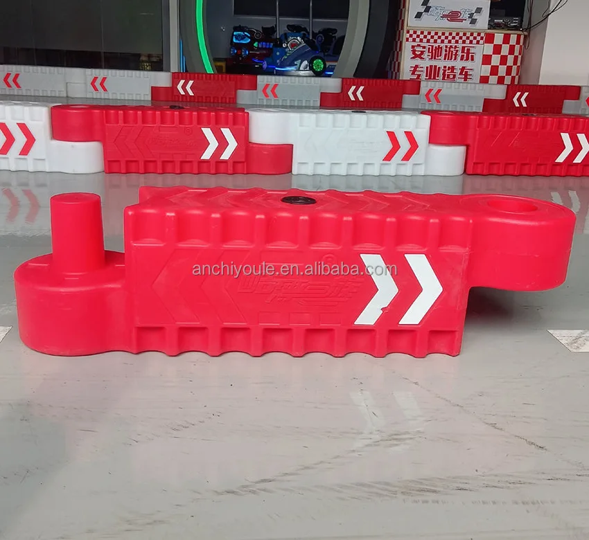 Plastic Water Filled Child Go Kart Barrier For Safety