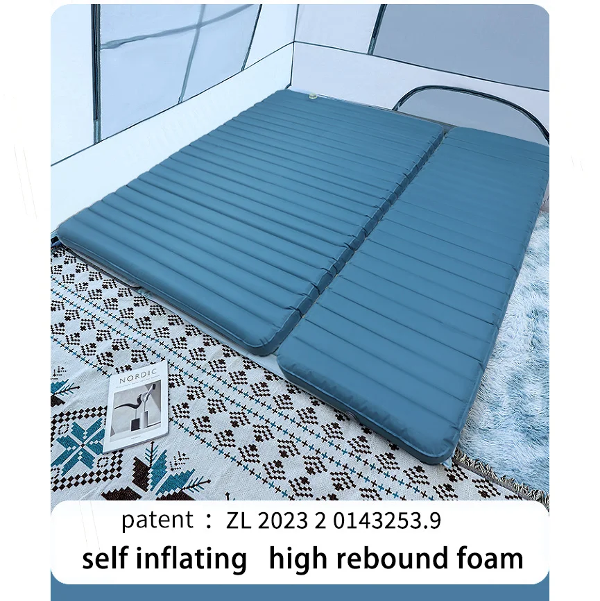 Inflatable Portable Memory foam Camping Floor Sleep Cot Mattress Folding Bed For Outdoor Home Guest kids