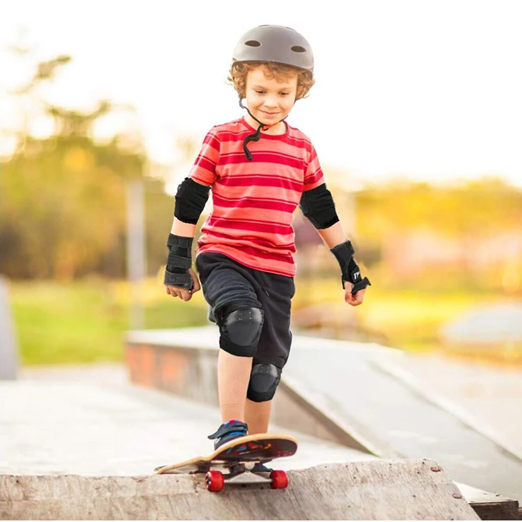 Hot Selling Kids Adult Riding Protective Gear Sports Elbow & Knee Pads for Volleyball Basketball Football