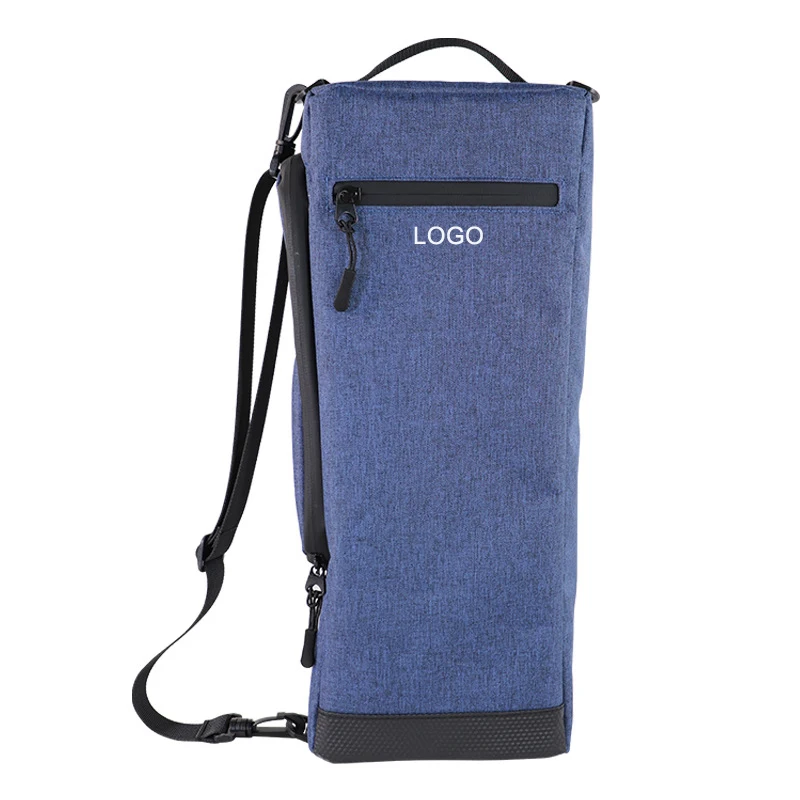 Custom logo wholesale portable designer high quality water resistance sling 6 bottle beer wine tote bag with cooler