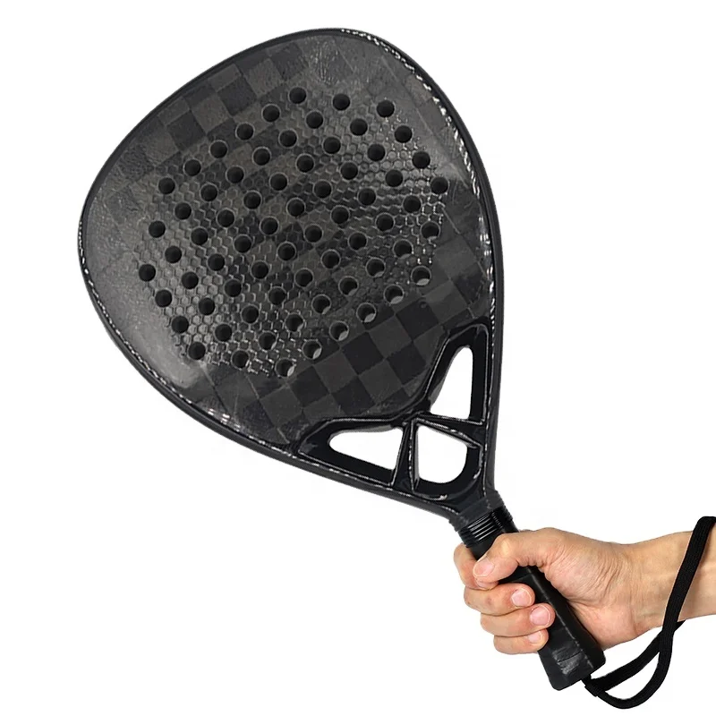 China 3k12k18k Carbon Paddle Racket Carbon Padel Tennis Racket Beach Tennis Paddle Rackets