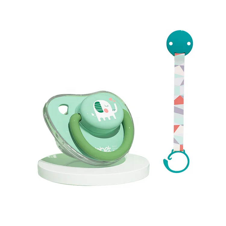 Newborn Soother BPA-Free Soother Lovely CartoonTeething Sleep Soother for Baby with Holder