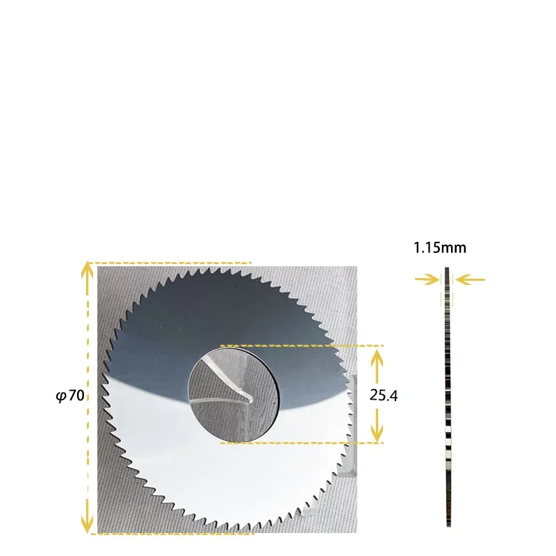 Best key cutter  0021C.C 70x1.15x25.4 face milling cutter flat slotter for mortice key  for EAST OF WU G888 key cutting machine