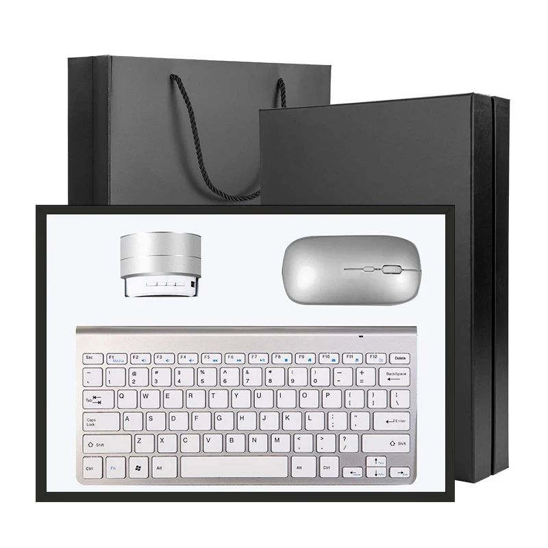 3 in 1 Business Executive Gift Set Bluetooth speaker mouse keyboard Combos Business Executive Gift Set