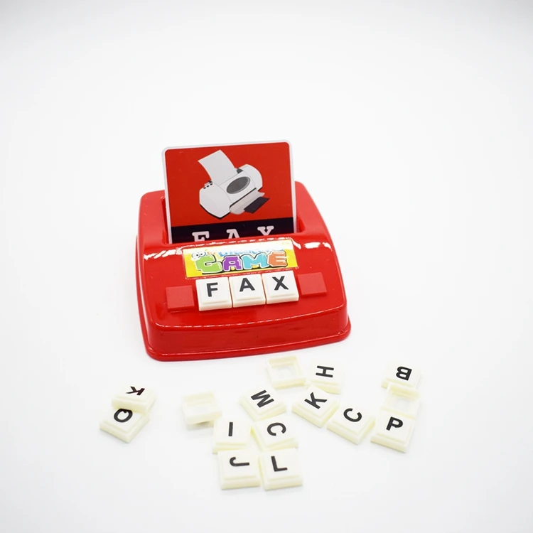 HOYE CRAFTS English Words Learning toy letter matching game plastic spelling game