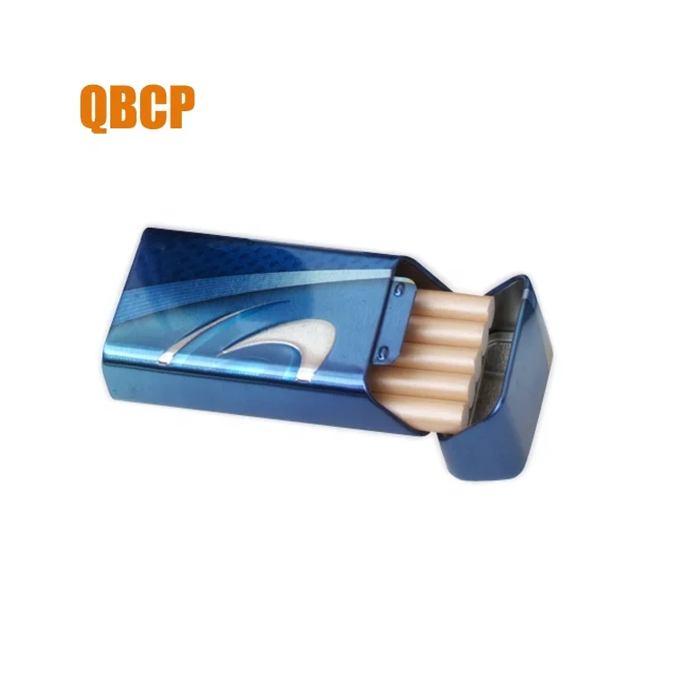 New fashion customized blank cigarette packs custom tobacco box printed metal tin manufacturer