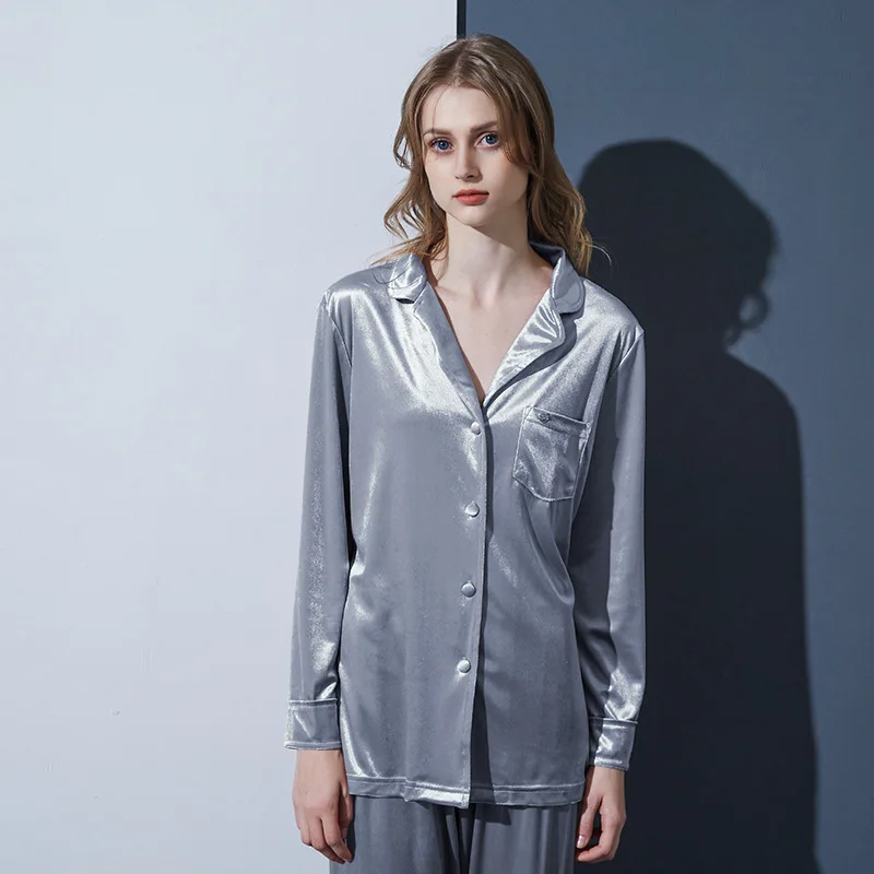 DEBELA winter korean luxury women two piece long sleeve velvet sleepwear set Leisure homewear for women