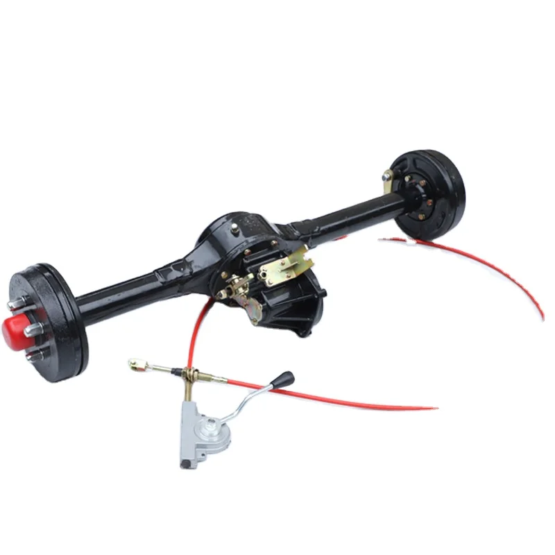 Electric 3 Wheels Vehicle Rear Axle Differential With Hydraulic Braking Disc Brake Rear Axle