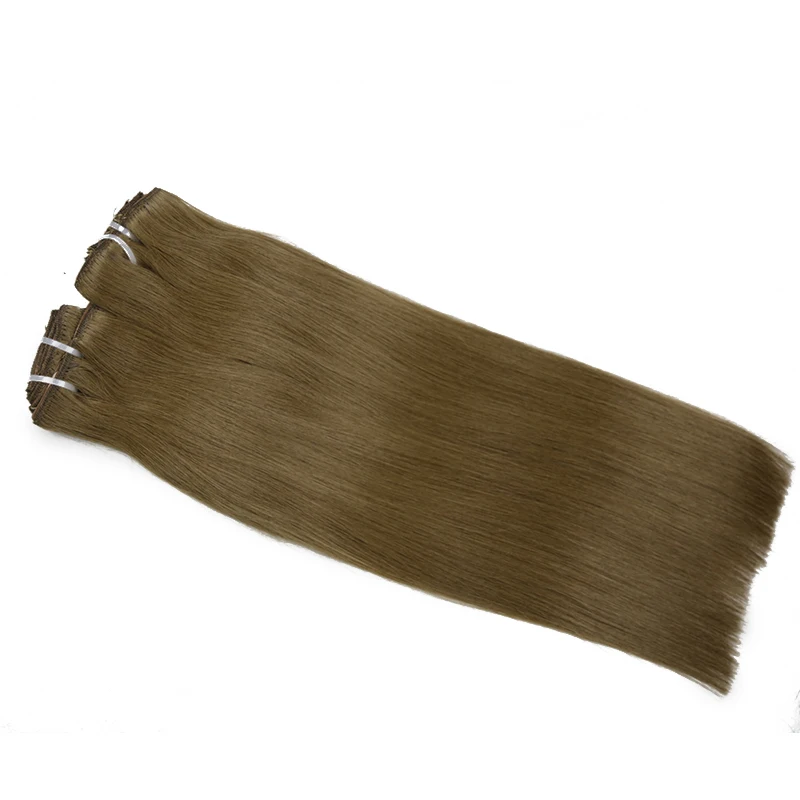 Cuticle Remy Hair PU/Seamless clip in extension Virgin 140g Clip On Hair Extensions Lace Clip In Hair