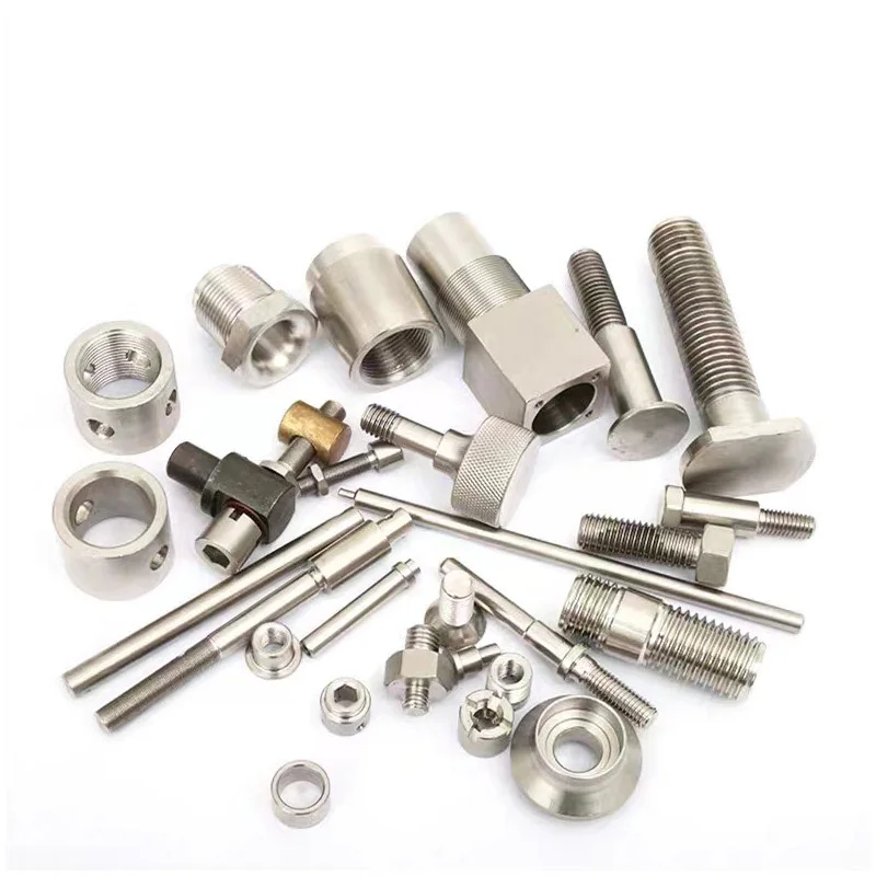 High Precision 5 Axis CNC Metal Machining Milling Stainless Steel Brass Aluminum Titanium CNC Turning Mechanical Component Parts