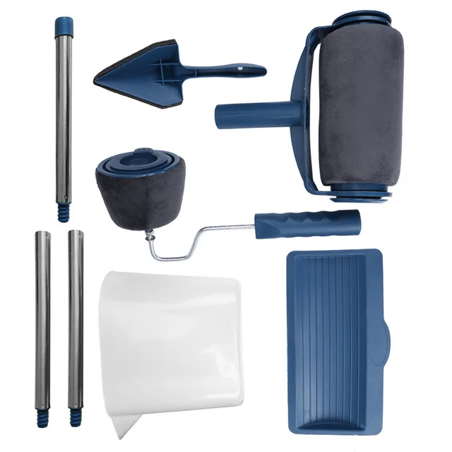 6pcs Paint Roller-Smart Paint Roller Applicator,Paint Runner Pro Roller Brush Set for Painting Walls