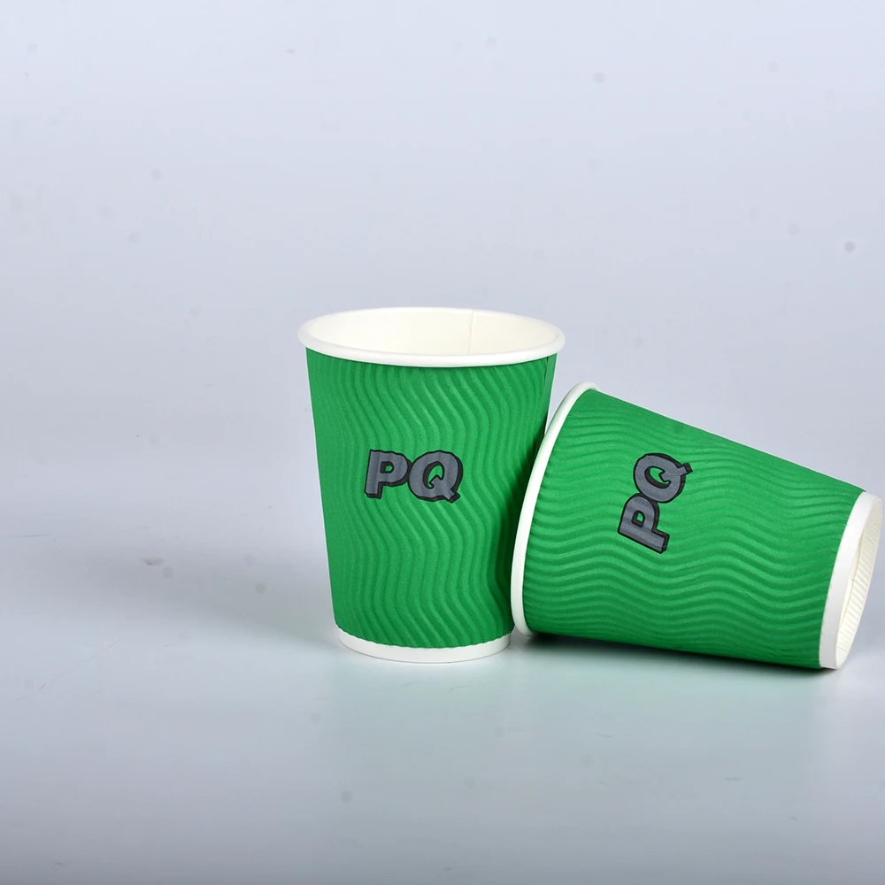 SenAng05 China Wholesale In Stock 7oz 8oz 20oz 24oz 9oz 12oz 14oz Disposable Corrugated Paper coffee Cup
