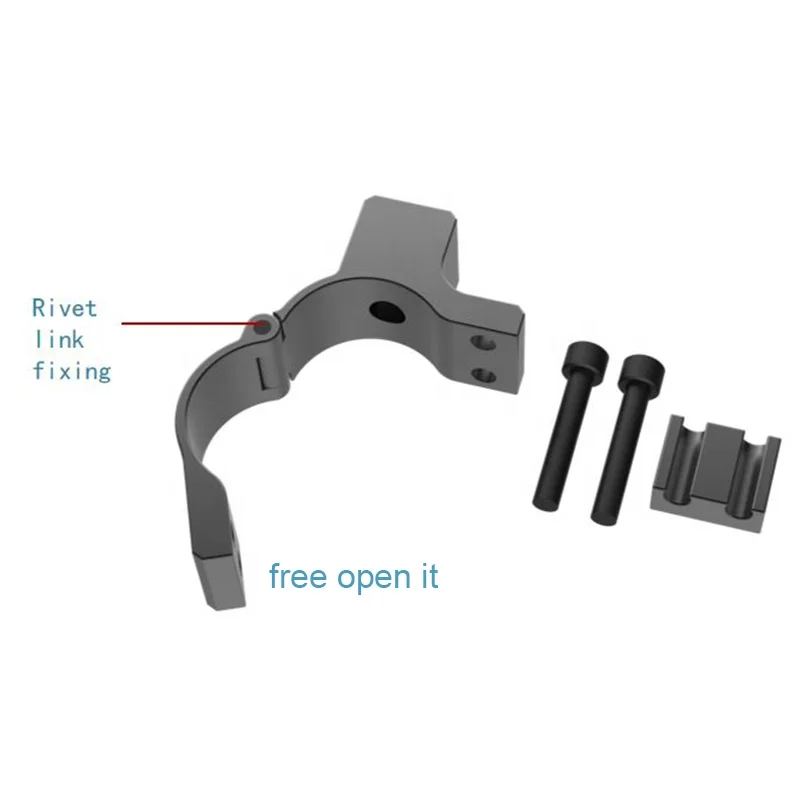 Custom mounting solutions used for rugged Action camera off-road Fire emergency vehicle multipurpose quick release bracket clamp
