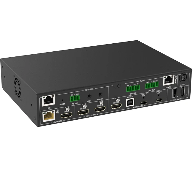 5x1 HDMI/USB-C 4K60 Seamless Presentation Switch with HDBaseT 3.0 70m Out