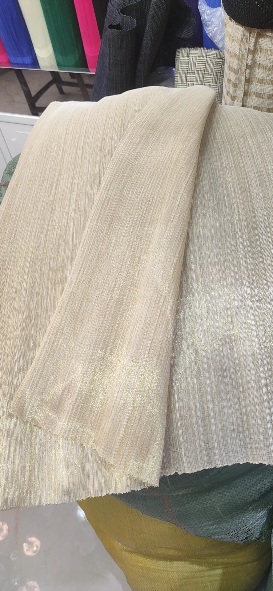 High End Millinery Supplies 39 inch Silk Abaca Fabric for Hats Making