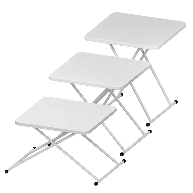 Benjia Portable Folding Laptop Table 76*76*74CM Folded Lazy Laptop Table Folding Laptop Table Adjustable