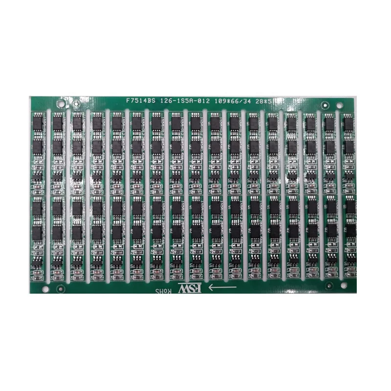 1s 2a 5a bms solar storage system circuit board manufacturing pcb protection circuit board wholesale