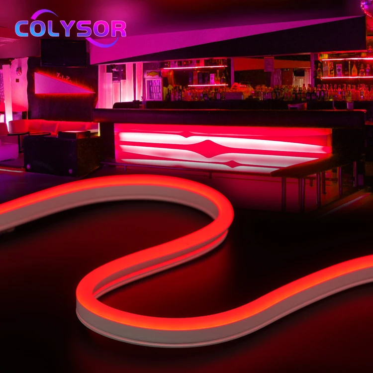 Low Price IP65 PVC Rope Lamps Shop Buildings Silicon Single Surface Illuminated Flex 5m roll 6mm 12v 1cm Cut LED Neon Tape