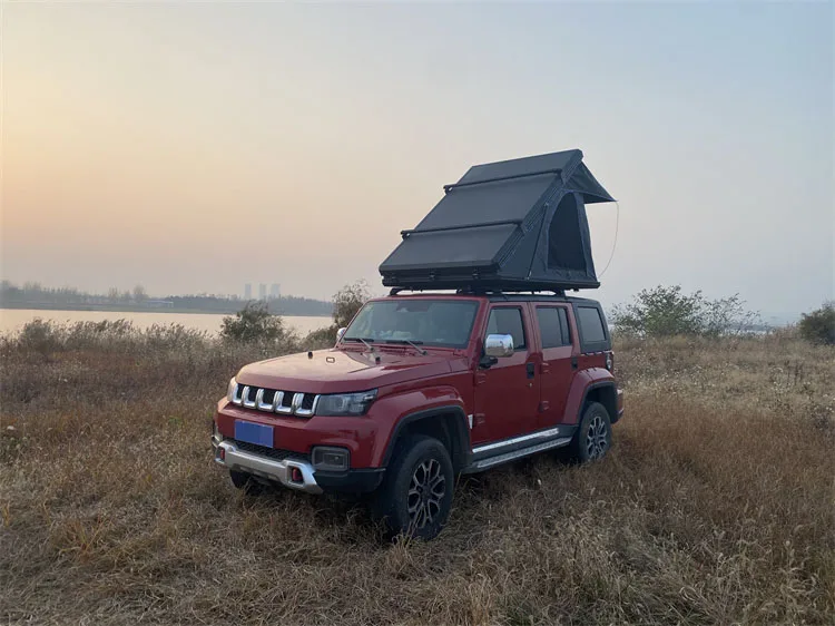 China Clamshell Kings Roof Top Tent Camping Triangle Hard Shell Roof Top Tent