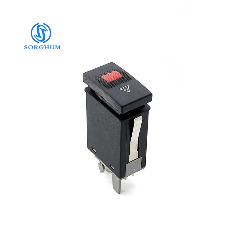 Sorghum 8D0941509D Hazard Warning Switch Car Electric Warning Light Switch For Audi A4