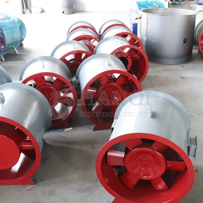 Промышленный высокотемпературный вентиляционный вентилятор с осевым потоком