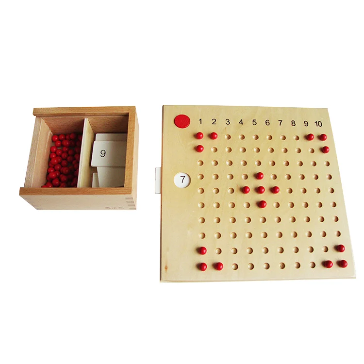 Montessori Math Teaching AIDS Multiplication and Division Board for Children