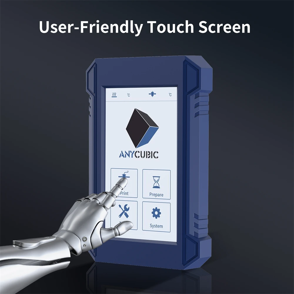 Anycubic Auto Leveling 0.4mm Nozzle Fdm Kobra Max 3d Printer for Diy Home School