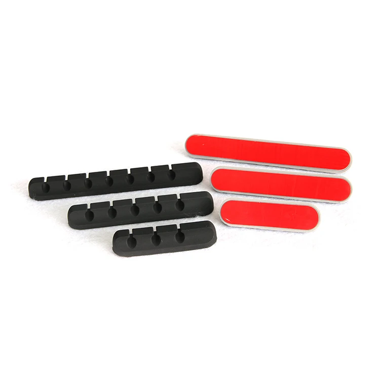 Office Desk Accessories Usb Line Self Adhesive Desktop Wire Silicone Cable Manager