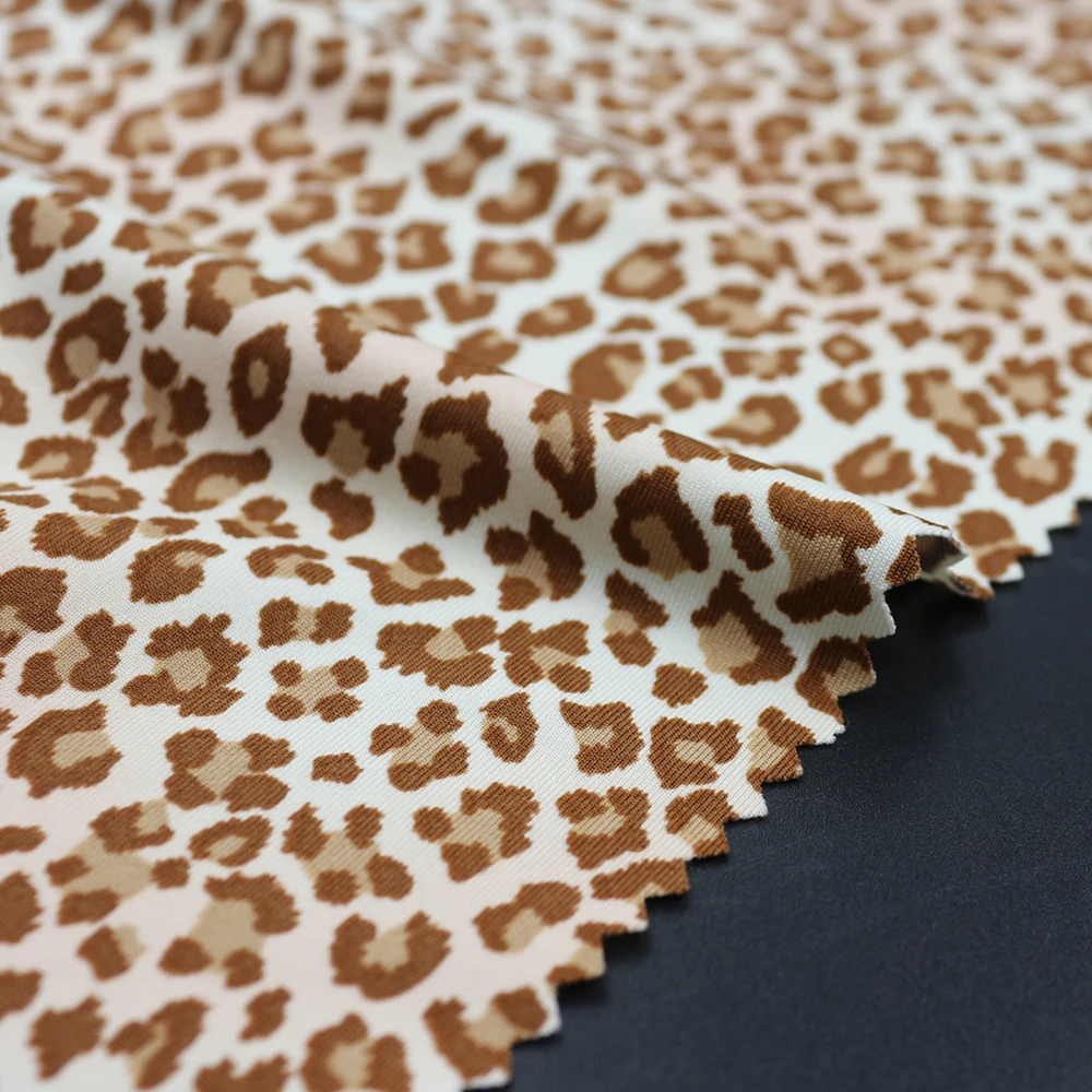 Wingtex Swimwear Fabrics Polyester Elastane Animal Printed Viscose Fabric Moisture Wicking Eco Friendly Fabric for Swimwear