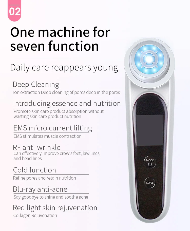 2023 new UPDATED RF Radio Frequency Facial Device  - Portable Handheld RF Machine for Face v face lifting massager