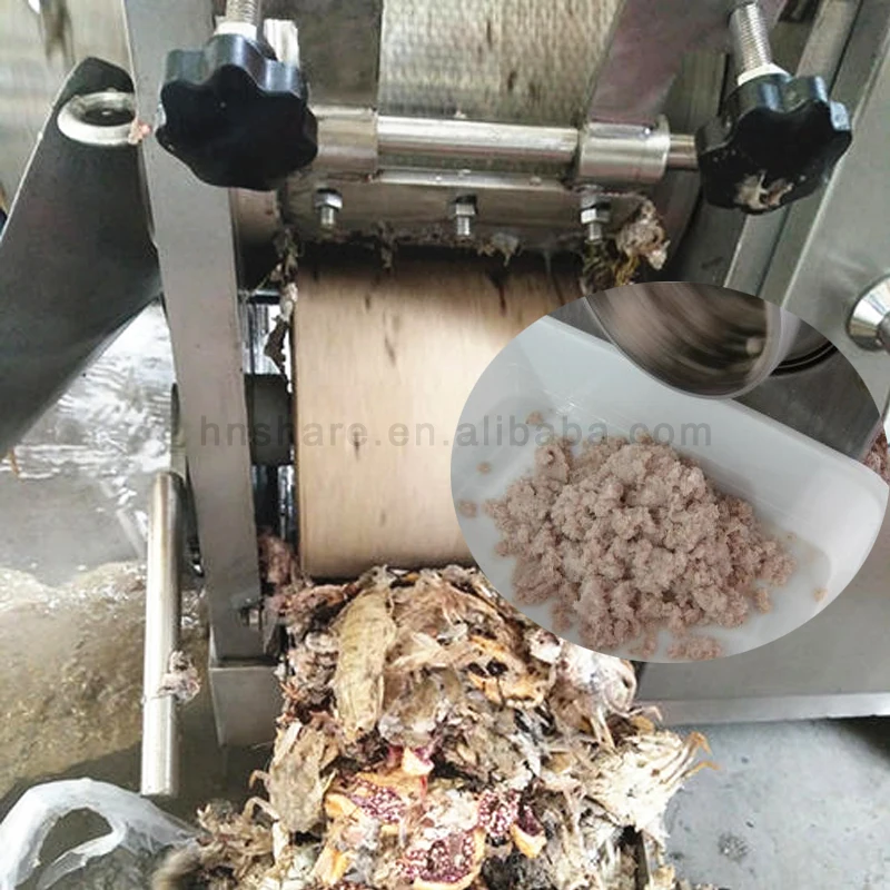  Отделитель для мелкой рыбы и мяса машина обрезки
