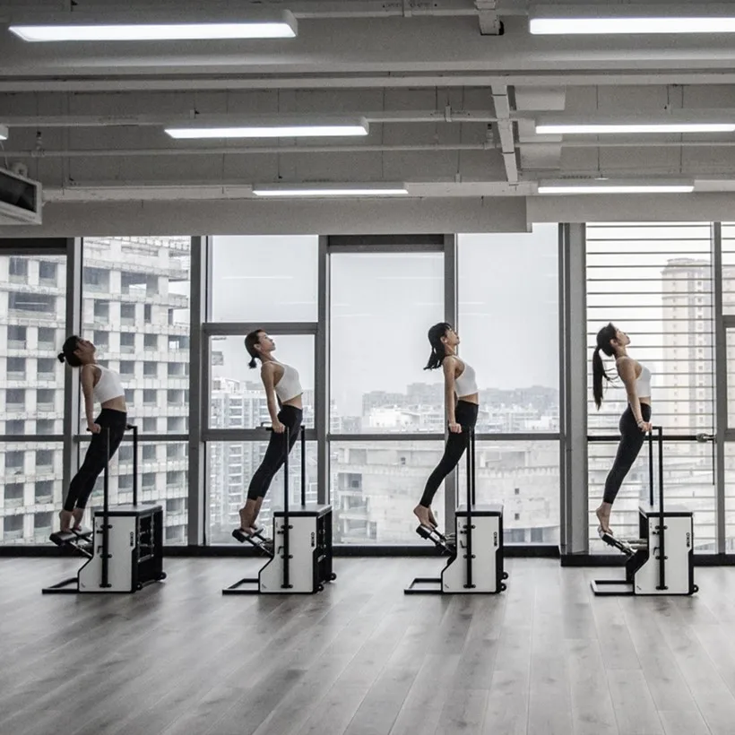 Factory Price Pilates reformer Chair Professional Yoga Training Exercise Stretch Equipment Fitness Pilates Chair