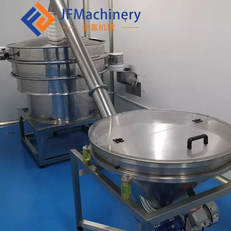 Factory Price High Frequency Food Wheat Flour Vibrating Screen Sieving Machine