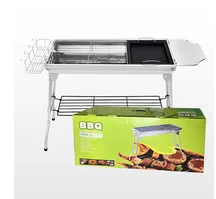 Hot sale Outdoor Stainless Steel Spit Roaster Rotisserie Charcoal Oven BBQ Gril