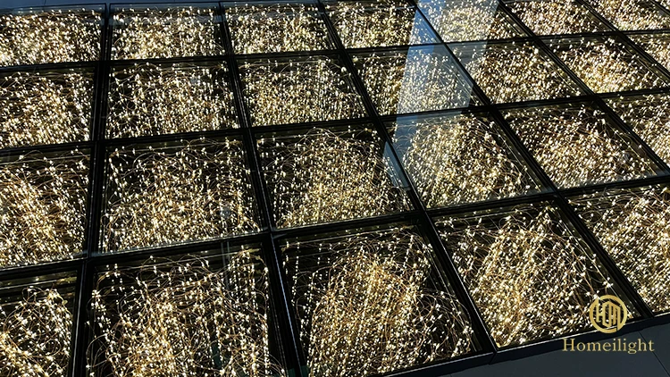 Romance Wedding Party Stage Light DJ 3D Starry Dance Floor 50x50cm 100x100cm Mirror Star Dance Tile