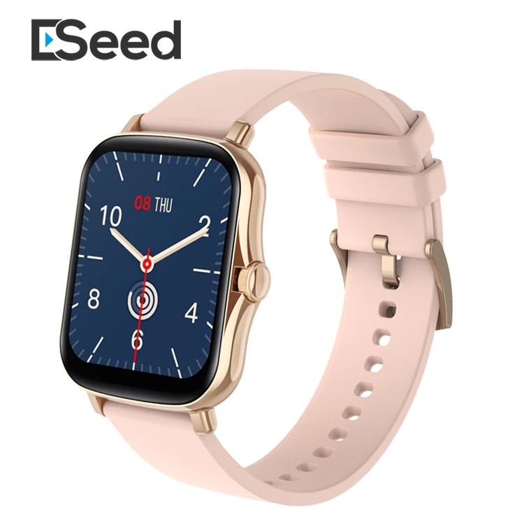 Eseed P8 Plus 1,69 дюймов Reloj Smartwatch 2021 сенсорный экран Фитнес Спорт кровяное давление часы Ip67 водонепроницаемые Y20 Смарт часы