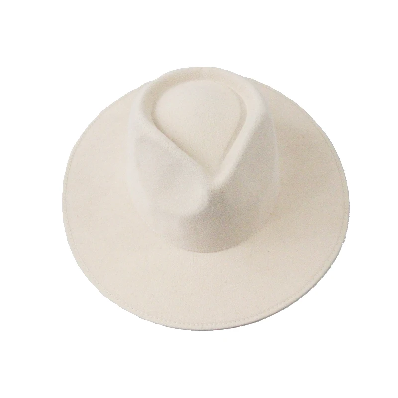 Sombreros Custom Men Women Large Top Tear Water Type Wide Brim Fedora Hats Wholesale Accessories