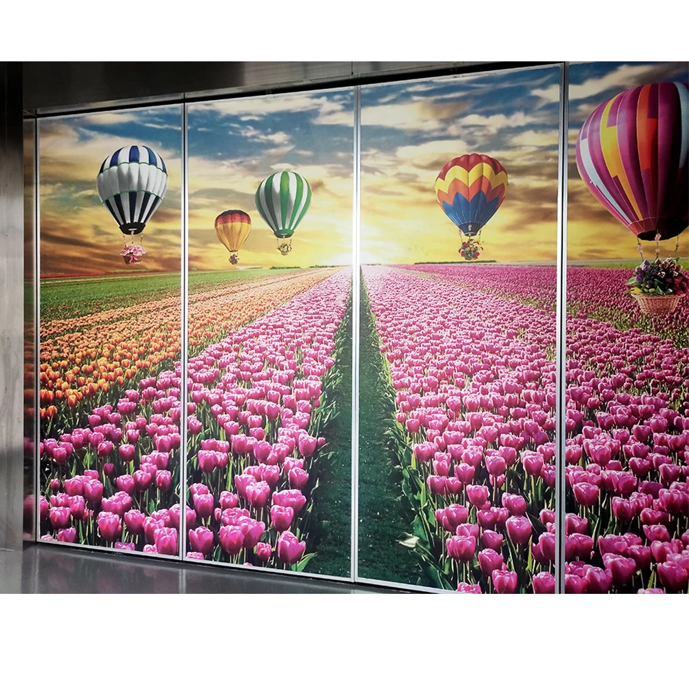 Customer Color Hotel Electrical Movable Track For Office Pivot Sliding Partition With Remote Control