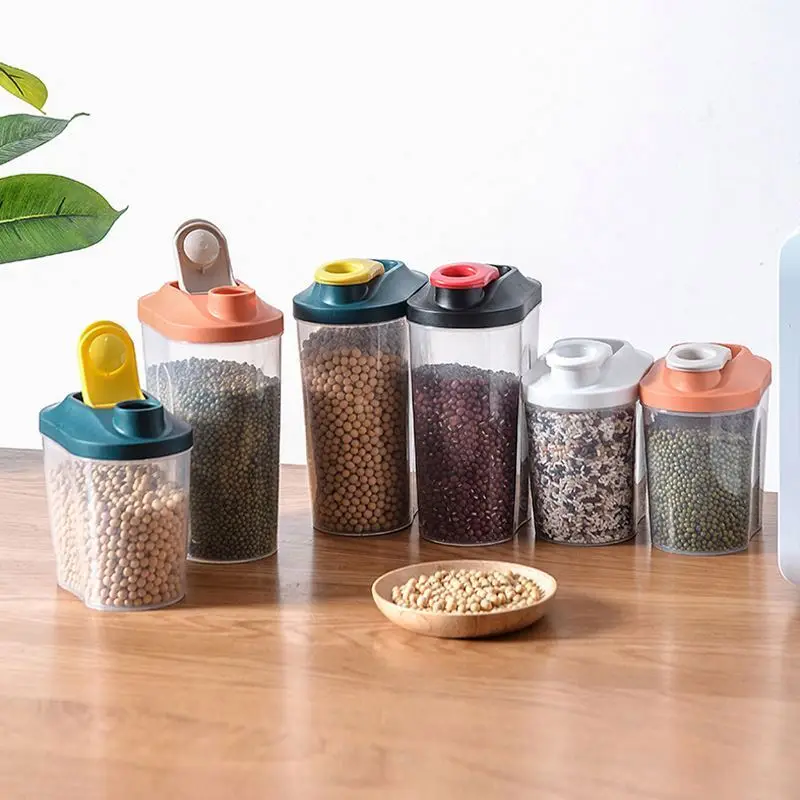 New transparent grain storage tank insect-proof and moisture-proof sealed storage jar dried fruit food snack storage box