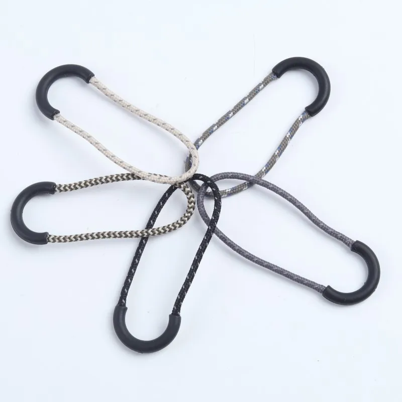 S311# silicone zipper pulls 2.3CM custom logo soft pvc rubber zipper pullers for bags/garments