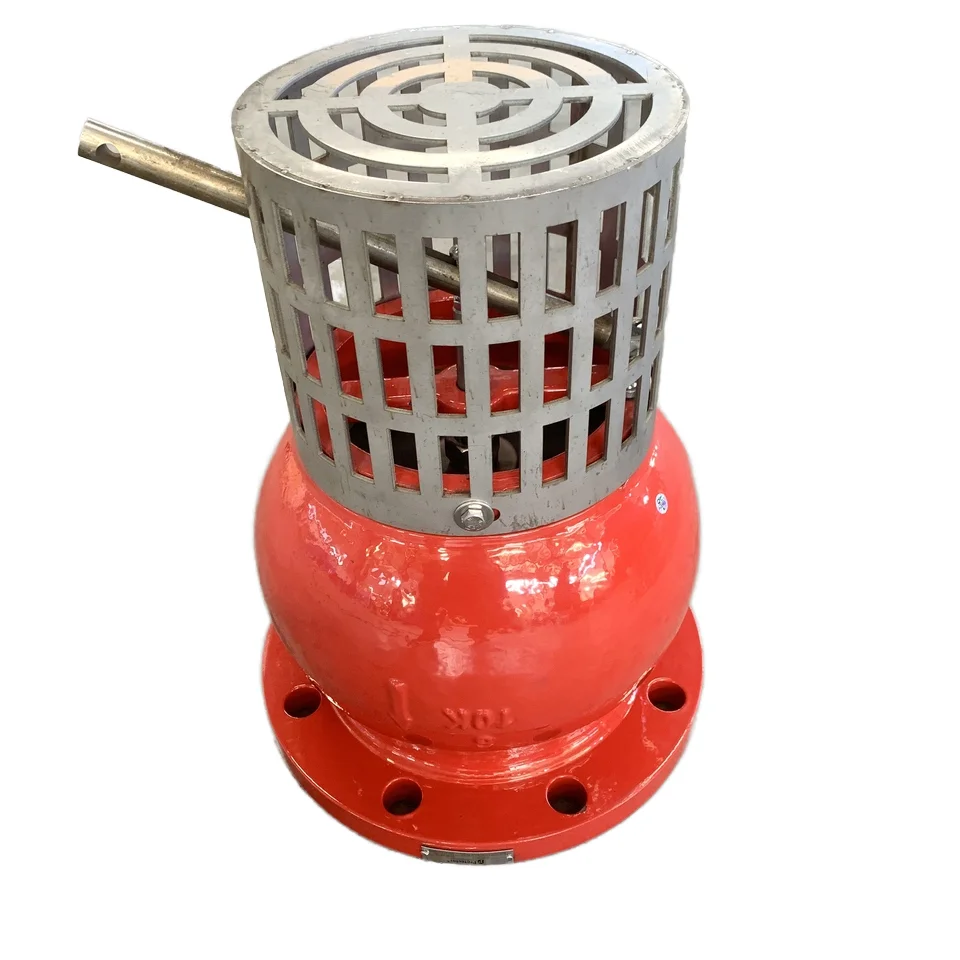Ductile Iron Fire Foot Valve with Lever Manual Control Structure Water Application for General Use Valves