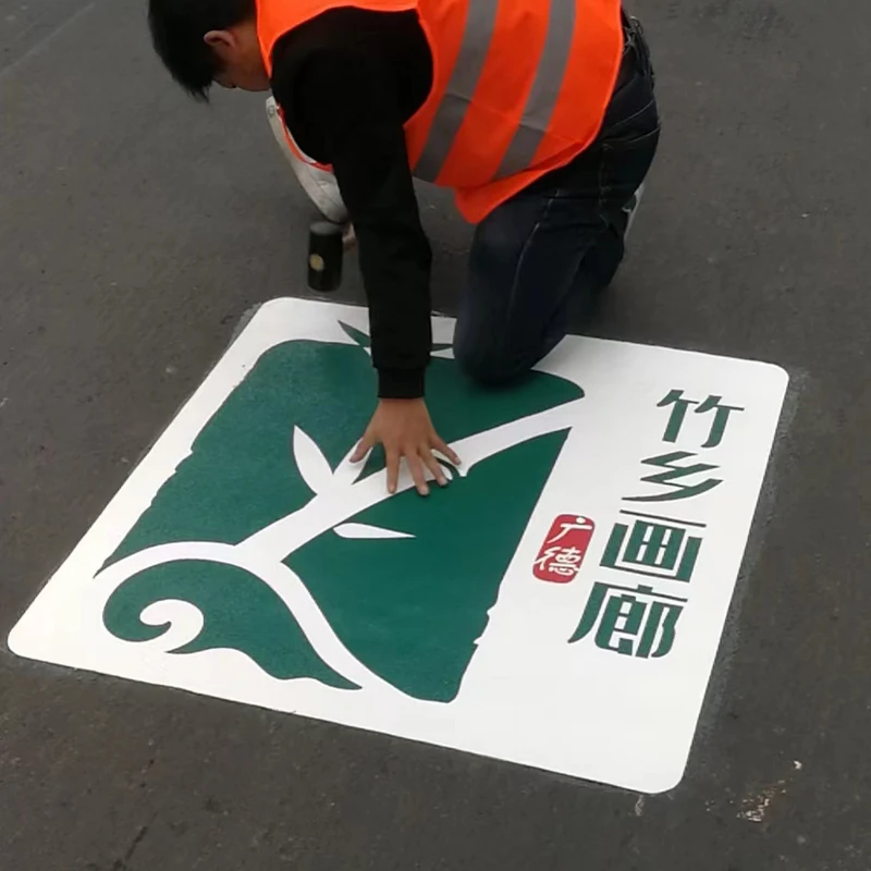 MANCAI Customized Road Marking Paint Pavement Marking Tape Yellow/White Pavement Marking Tape
