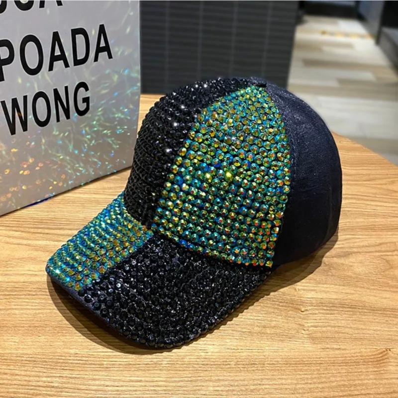 Baseball Cap Rhinestone Caps Hip Hop Hats Snapback Unisex Adults Sports Baseball Cap