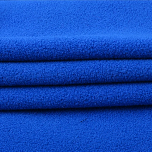 elastic double side brushed bonded polar fleece antipilling Fabric 100% polyester for bags